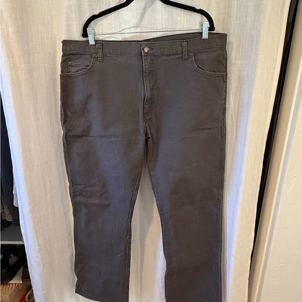 Dickies Men's Dark Brown Straight Jeans